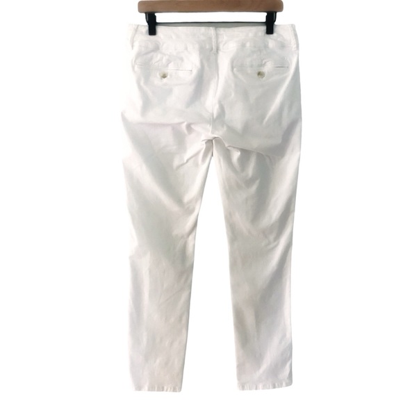 AMERICAN EAGLE White Straight Leg Ankle Pa… - Picture 3 of 8